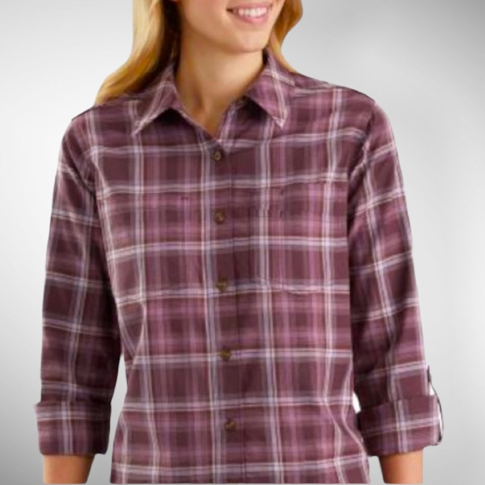 Carhartt Fairview Plaid Shirt Size Medium